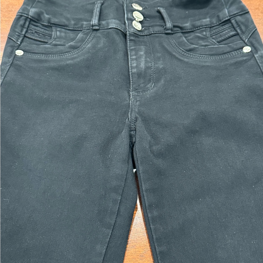High Rise Black Jeans - Picture 5 of 14